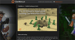 Desktop Screenshot of clanwars.cz