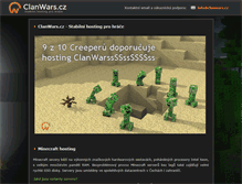 Tablet Screenshot of clanwars.cz